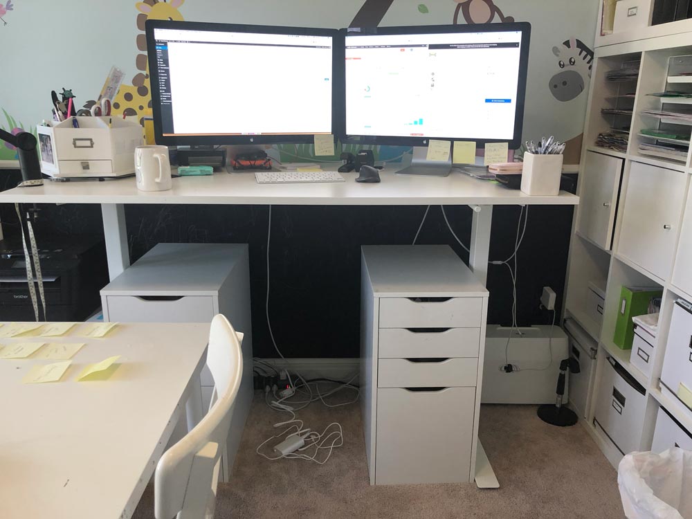 standing desk for bloggers